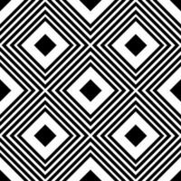 Striped abstract geometric seamless pattern with rhombuses. Tile background. Infinity wrapping paper with different shapes. Creative texture. vector