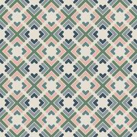 Abstract striped geometric seamless pattern with rhombus shapes. Mosaic, tile background, wrapping paper. vector