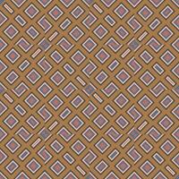 Striped abstract geometric seamless pattern with rhombuses. Tile background. Infinity wrapping paper with different shapes. Creative texture. vector