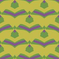 Ethnic seamless pattern with rhombuses, triangles, geometric shapes. Tribal geometrical background. vector