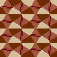 Ethnic seamless pattern with rhombuses, triangles, geometric shapes. Tribal geometrical background. vector