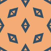 Striped abstract geometric seamless pattern with rhombuses. Tile background. Infinity wrapping paper with different shapes. Creative texture. vector