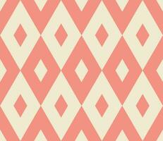 Striped abstract geometric seamless pattern with rhombuses. Tile background. Infinity wrapping paper with different shapes. Creative texture. vector