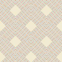 Striped abstract geometric seamless pattern with rhombuses. Tile background. Infinity wrapping paper with different shapes. Creative texture. vector