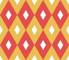 Ethnic seamless pattern with rhombuses, triangles, geometric shapes. Tribal geometrical background. vector