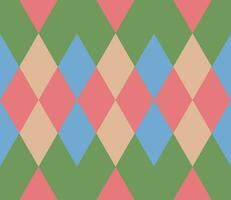 Ethnic seamless pattern with rhombuses, triangles, geometric shapes. Tribal geometrical background. vector