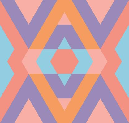 Ethnic seamless pattern with rhombuses, triangles, geometric shapes. Tribal geometrical background.
