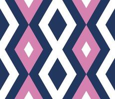 Ethnic seamless pattern with rhombuses, triangles, geometric shapes. Tribal geometrical background. vector