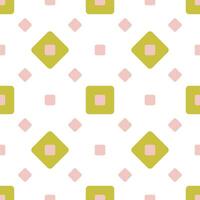 Abstract cartoon geometric seamless pattern with geo shapes. Geometry background. Infinity wrapping paper. vector