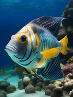 underwater view of sea fish photo