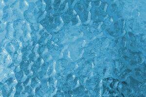 Blue Rippled Glass Background photo