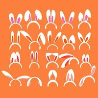 Bunny ears headband symbol vector