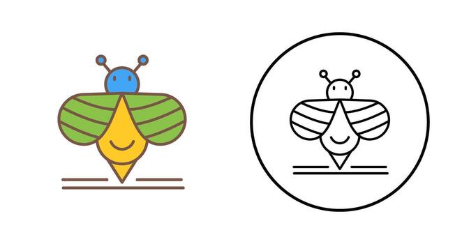 Bee Vector Icon