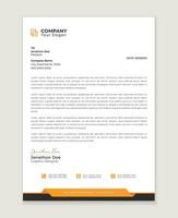 Modern letter head design template for your project.  minimal corporate letterhead template design. Business letterhead  design template. vector