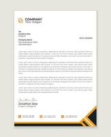 Modern letter head design template for your project.  minimal corporate letterhead template design. Business letterhead  design template. vector