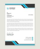 Modern letter head design template for your project.  minimal corporate letterhead template design. Business letterhead  design template. vector