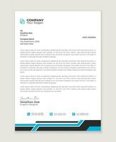 Modern letter head design template for your project.  minimal corporate letterhead template design. Business letterhead  design template. vector