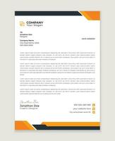 Modern letter head design template for your project.  minimal corporate letterhead template design. Business letterhead  design template. vector