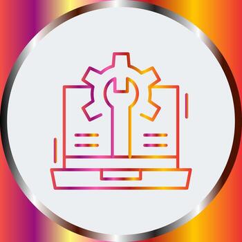 icono de vector de desarrollo web