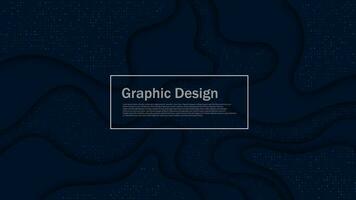 exclusive graphic wallpaper, dynamic blue geometric with dots background. vector