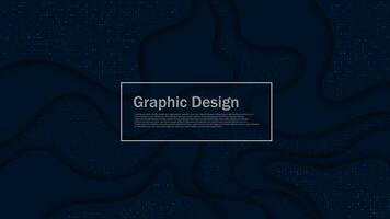 exclusive graphic wallpaper, dynamic blue geometric with dots background. vector