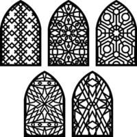 Simple Vector Pattern for Laser Cutting, Decoration, Ornament, Metal design, wood carving, and vector