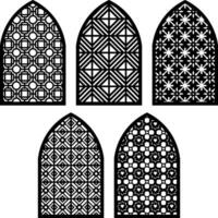 Simple Vector Pattern for Laser Cutting, Decoration, Ornament, Metal design, wood carving, and vector