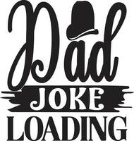 dad joke loading vector