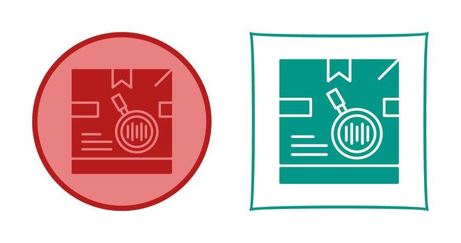 Tracking Code Vector Icon