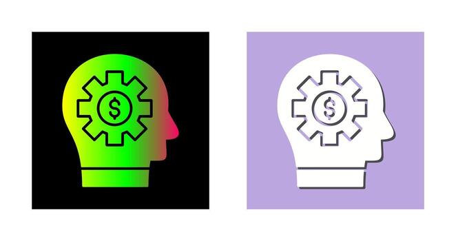 icono de vector de pensamiento