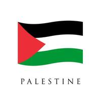 bandera de Palestina vector ilustración