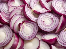 fresh red onion as background photo