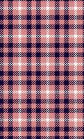 Seamless red and pink tartan plaid pattern background. Vector illustration.