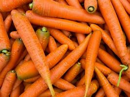 carrots background. fresh vegetables. organic food background photo