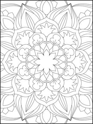 Coloring Books Adult Hand Drawn Flowers Stock Vector (Royalty Free)  2303120331