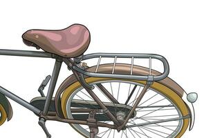 Antique bycicle vector shape suitable for background design, booklet, leaflet.