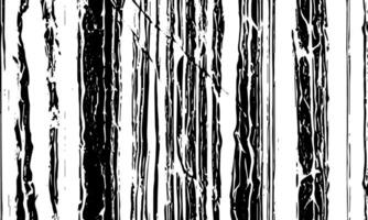 a black and white drawing of trees with stripes vector