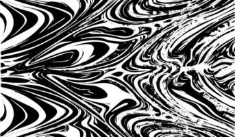 abstract black and white design with swirls vector