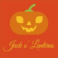 Jack o linternas vector pegatina