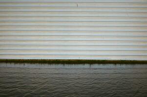 close up flood with iron door photo