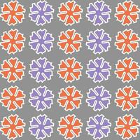 Ornament pattern design template with decorative motif.  background in flat style. repeat and seamless vector