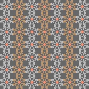 Ornament pattern design template with decorative motif.  background in flat style. repeat and seamless vector