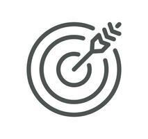 Core values as trust related icon outline and linear vector. vector