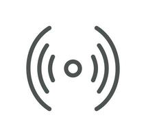 Audio and video related icon outline and linear vector. vector
