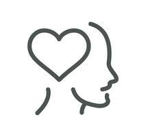 Core values as trust related icon outline and linear vector. vector