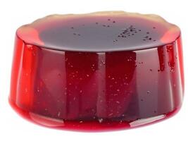 sweet jelly in a glass cup photo