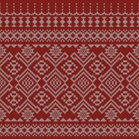 Abstract ethnic geometric background. Seamless pixel pattern of Aztec and Navajo tribal. Design for textile, fabric, clothing, curtain, rug, ornament, wrapping. vector