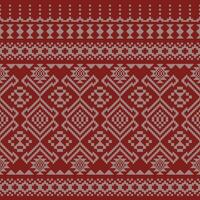 Abstract ethnic geometric background. Seamless pixel pattern of Aztec and Navajo tribal. Design for textile, fabric, clothing, curtain, rug, ornament, wrapping. vector