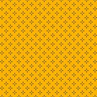 Cross Geometric Yellow Pattern Background Vector Illustration