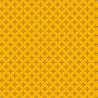 Cross Geometric Yellow Pattern Background Vector Illustration